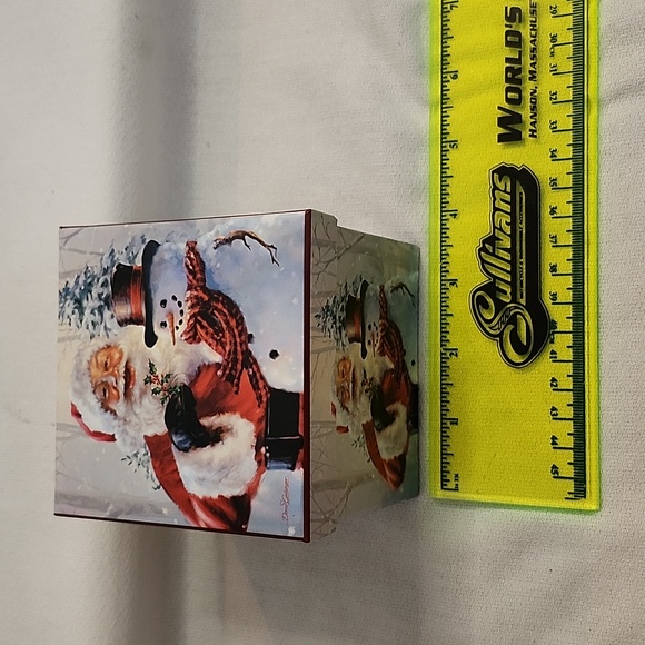 NWOT Swirly Snowman Stacking Holiday Cardboard Boxes - Picture 16 of 16